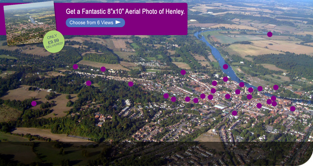 Aerial View of Henley-on-Thames