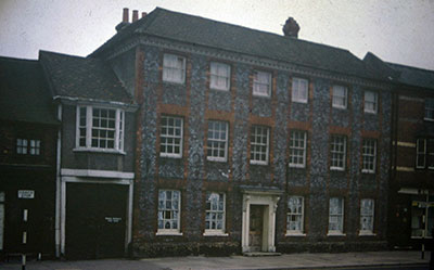 A view taken in the 1960s of buildings along   Bell Street  .    Photo kindly provided by Roy Sadler.  