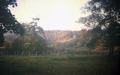 A view taken in the 1960s of   countryside near Henley  .    Photo kindly provided by Roy Sadler.  