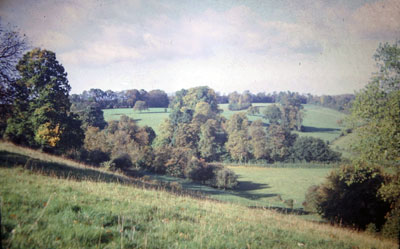 A view taken in the 1960s of   countryside near Henley  .     Photo kindly provided by Roy Sadler.  