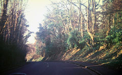 Old postcard of Gravel Hill, Henley.