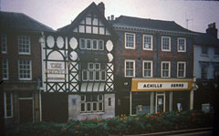 Old postcard of Market Place, Henley.