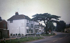 Old postcard of Northfield End, Henley.