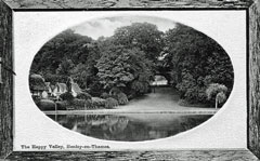 Old postcard of River Thames, Henley.