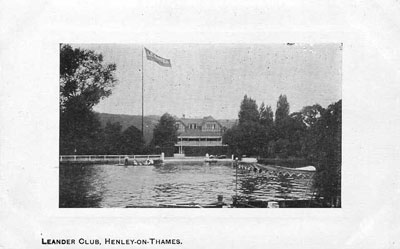 The Leander Club situated alongside the   River Thames  .