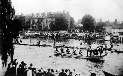 The Henley Regatta in full swing.