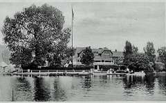 Old postcard of River Thames, Henley.