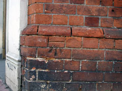 Ordnance Survey Bench Mark on Lloyds Bank in Henley